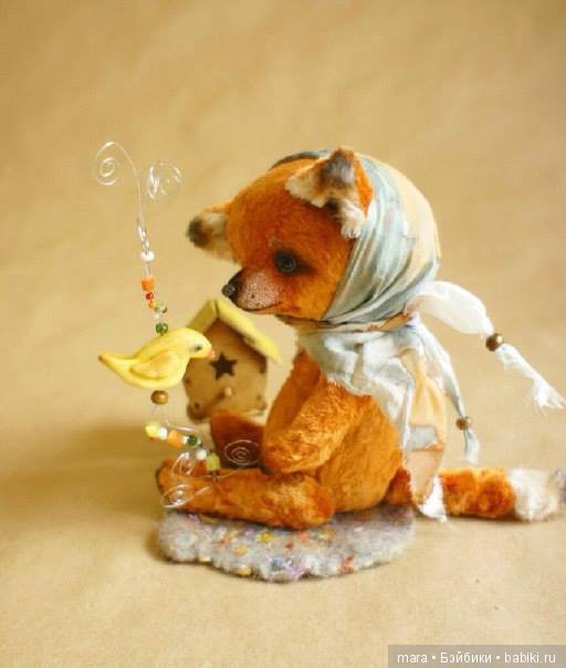 Лисенок с выкройкой - автор игрушки Ирина Воронина