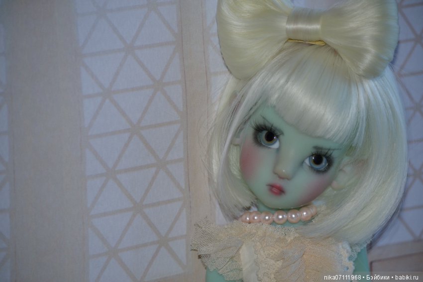 Голубая кошечка Конеко — Куклы Kaye Wiggs (Кайе Виггс): авторские BJD (БЖД) (фото 2)
