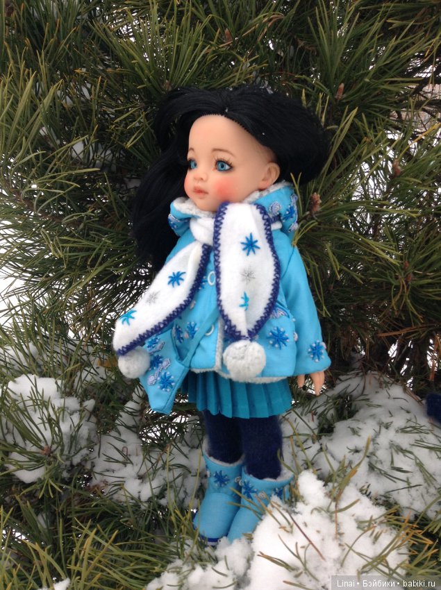 Зимнее утро почти Снегурочки или ООАК паолочки Лиу