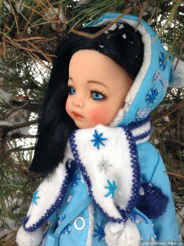 Зимнее утро почти Снегурочки или ООАК паолочки Лиу (фото 9)
