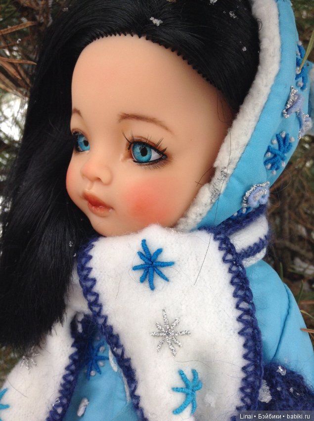 Зимнее утро почти Снегурочки или ООАК паолочки Лиу (фото 6)