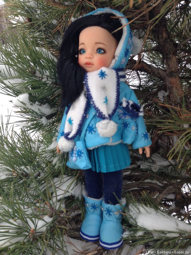 Зимнее утро почти Снегурочки или ООАК паолочки Лиу (фото 4)