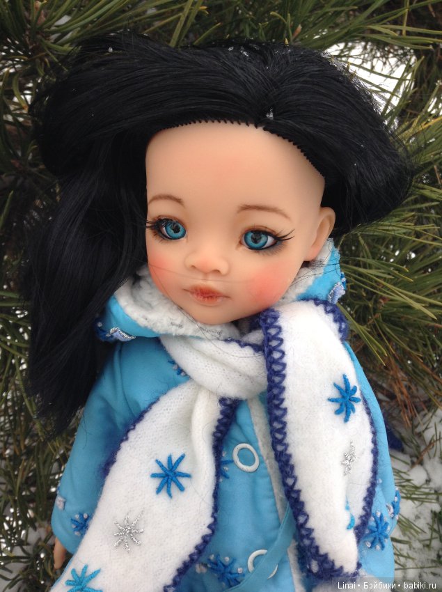 Зимнее утро почти Снегурочки или ООАК паолочки Лиу