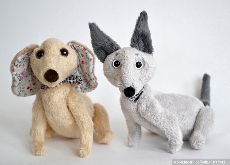 Пёсики, игрушки ручной работы