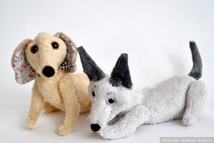 Пёсики, игрушки ручной работы