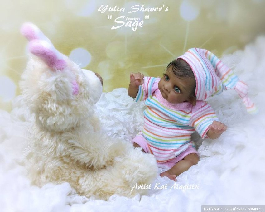 Молдики мини эльфики Flora и Sage от Yulia A.Shaver