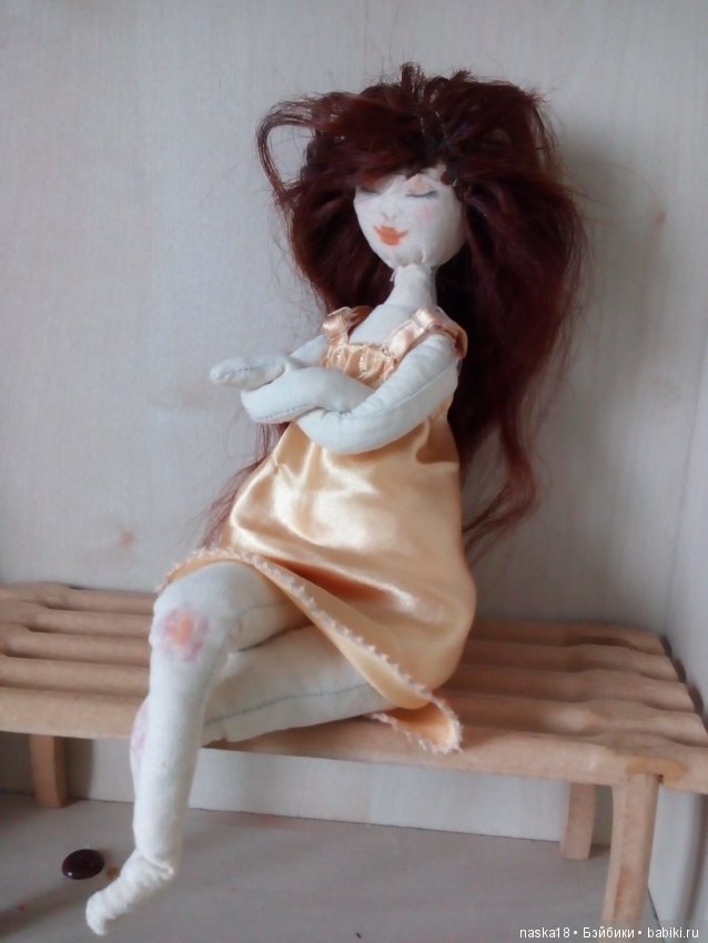 Мечтательная Соня. Кукла из ткани (фото 2)