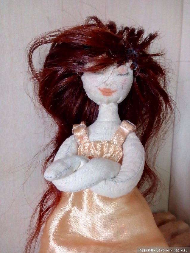 Мечтательная Соня. Кукла из ткани (фото 4)