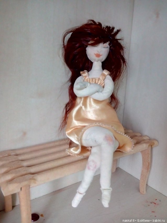 Мечтательная Соня. Кукла из ткани (фото 3)