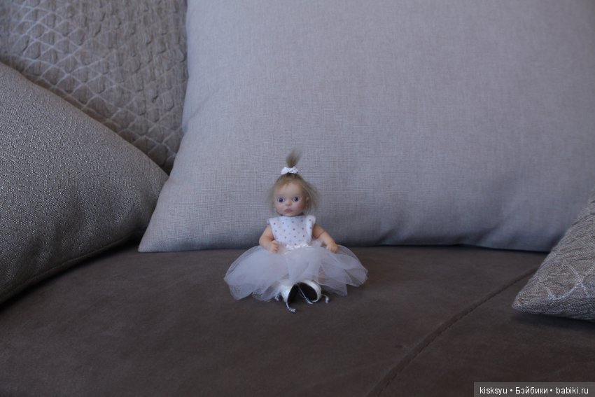 Малышка с хвостиком. Авторская кукла (фото 6)