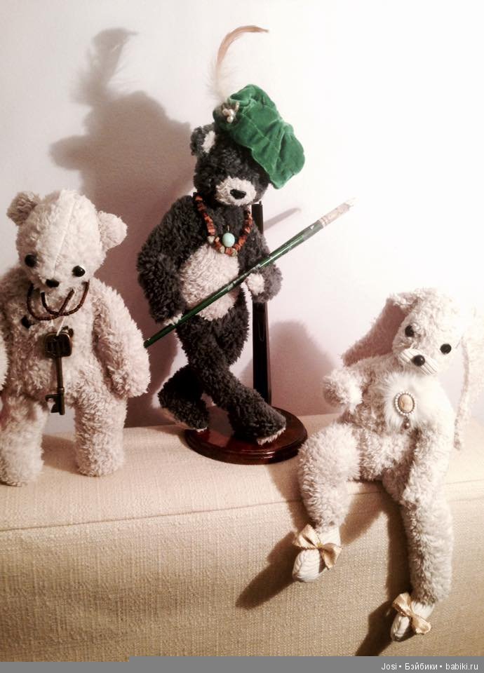 Томаш.. храбрый медведь, появившийся на свет сегодня. Мишка тедди (фото 4)