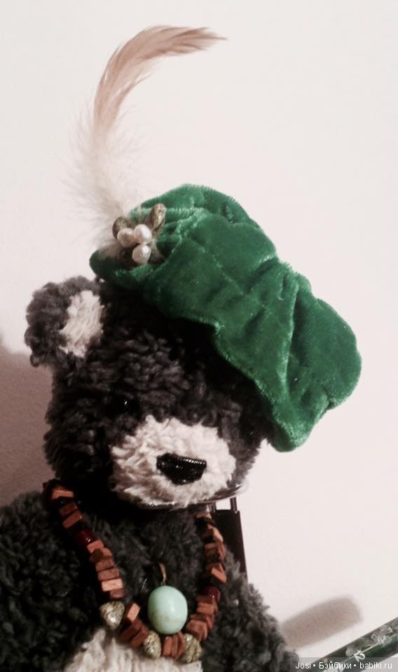 Томаш.. храбрый медведь, появившийся на свет сегодня. Мишка тедди (фото 2)