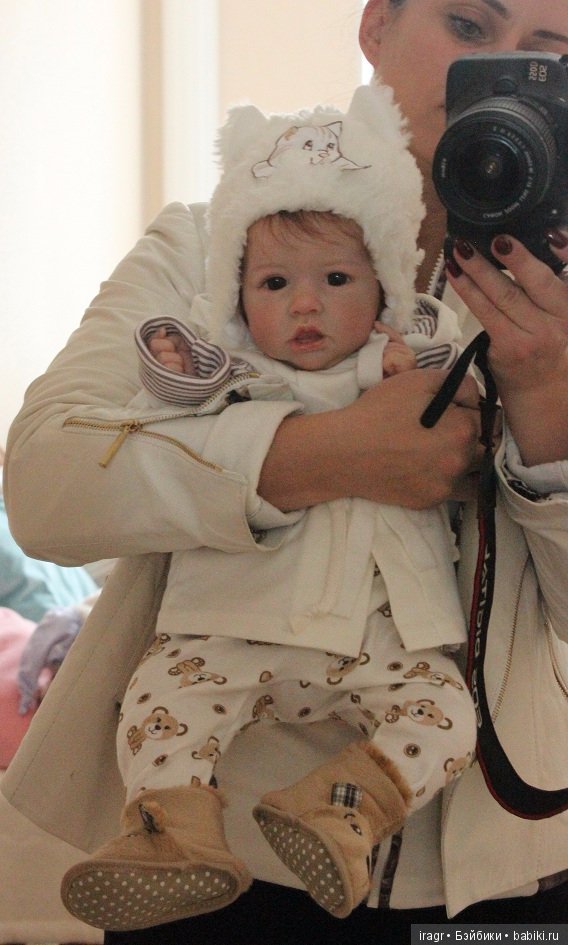 Я к Вам снова с Саскией. Кукла реборн Гринистовой Ирины