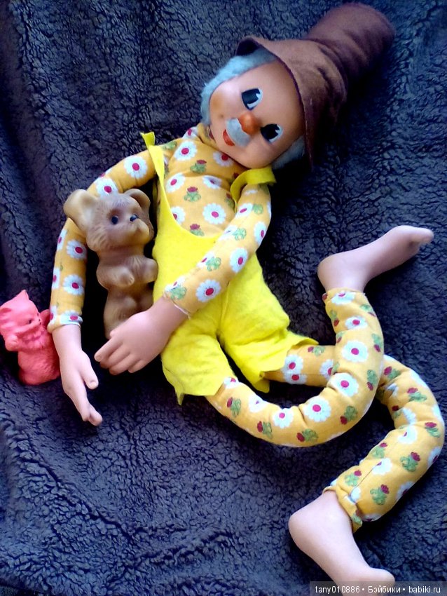 Мой весёлый, добрый гном — Игрушки СССР и советского детства: резиновые