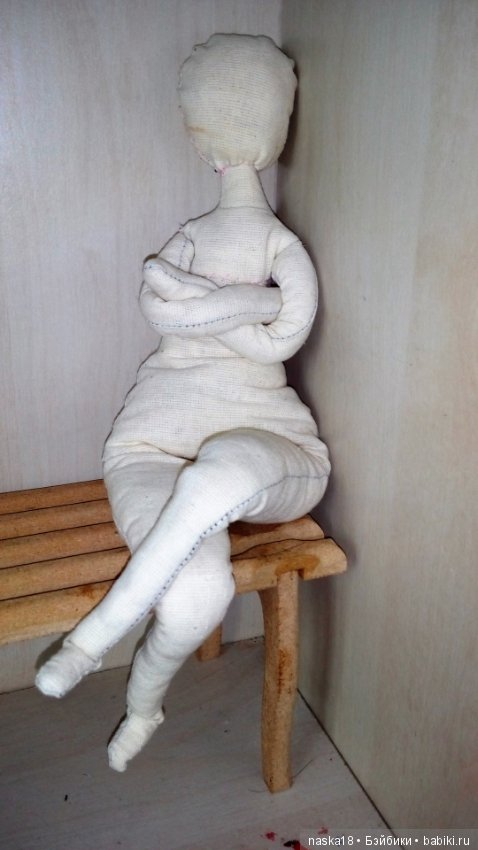 Мечтательная Соня. Кукла из ткани (фото 9)