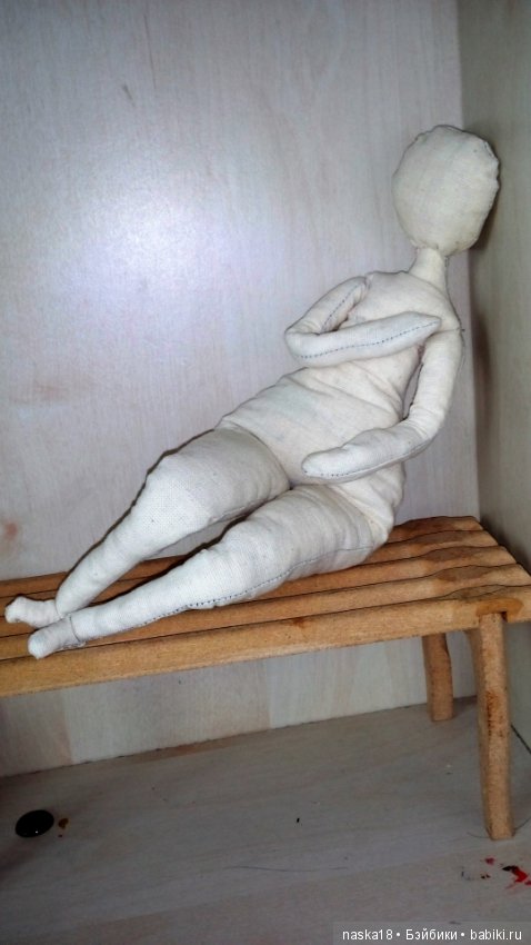 Мечтательная Соня. Кукла из ткани (фото 8)