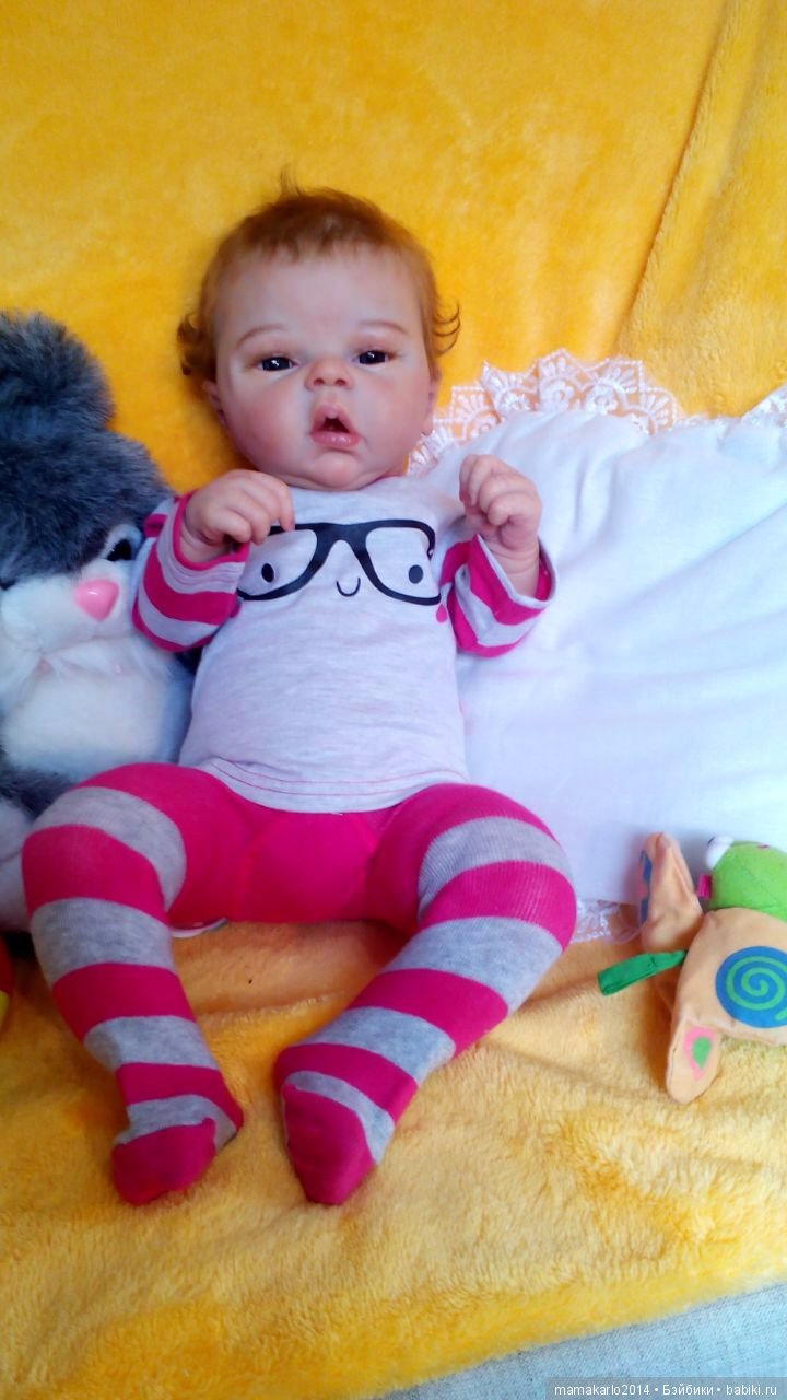 Малышка Элечка выполнена из лимитного молда Элис от Кейси Брайс