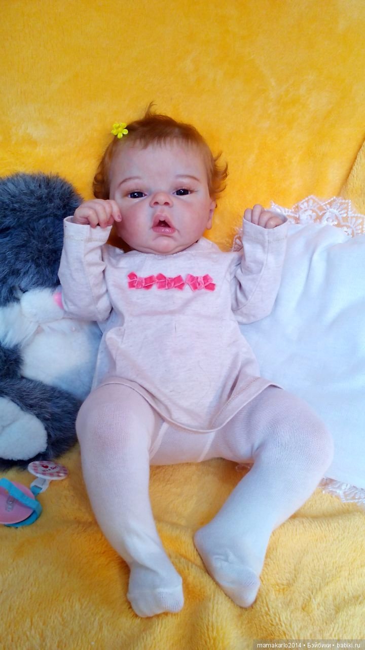 Малышка Элечка выполнена из лимитного молда Элис от Кейси Брайс