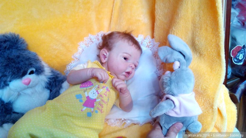 Малышка Элечка выполнена из лимитного молда Элис от Кейси Брайс