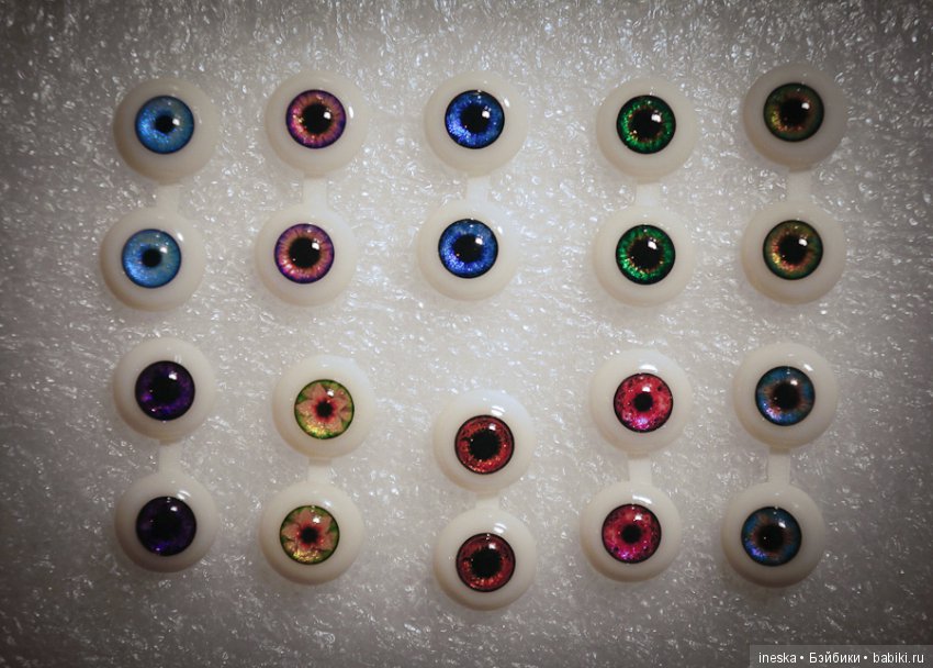 Реалистичные глазки ручной работы с эффектами Magic Sparkle 6-30мм