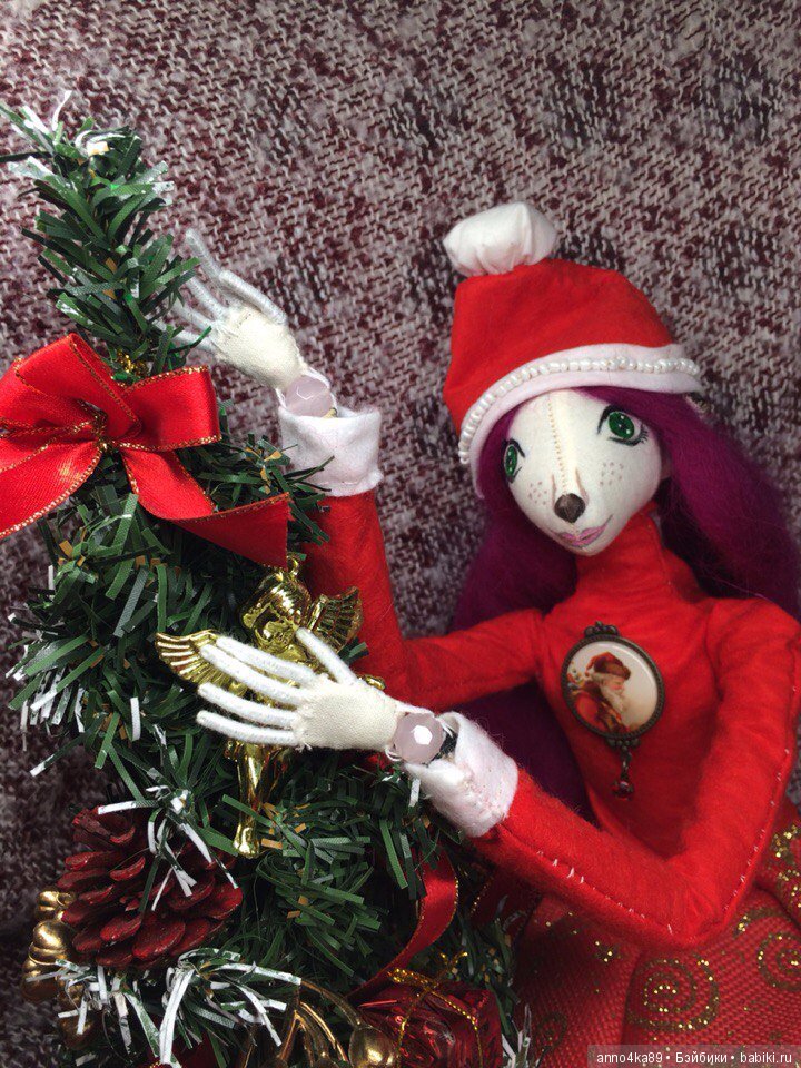 Вот и готовы мои новогодние кошечки-сестрички (фото 5)