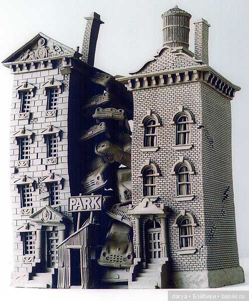 John Brickels и его дома и роботы из глины