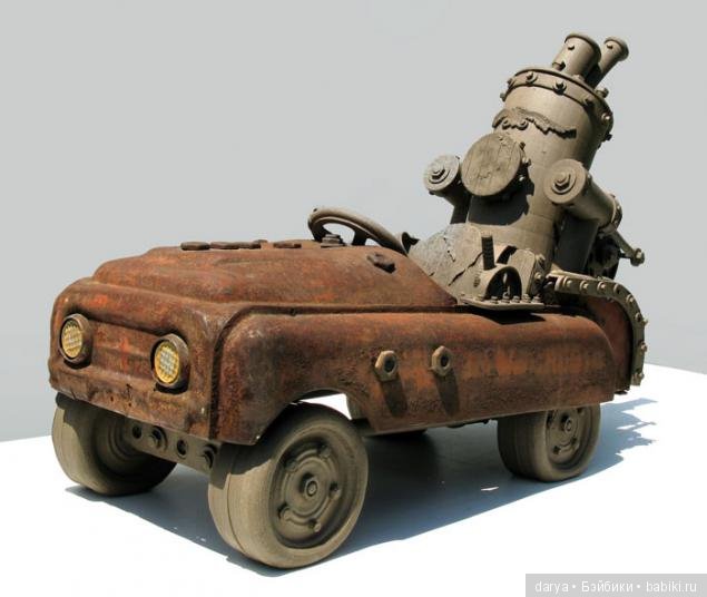 John Brickels и его дома и роботы из глины