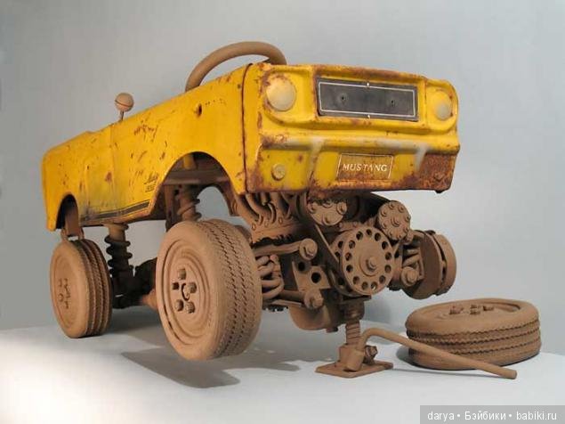 John Brickels и его дома и роботы из глины