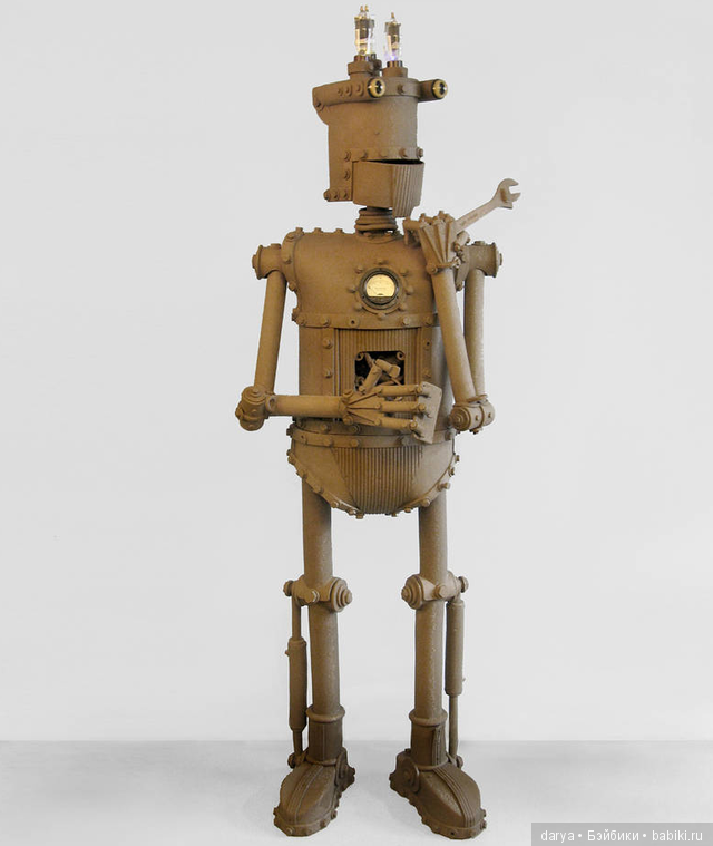 John Brickels и его дома и роботы из глины