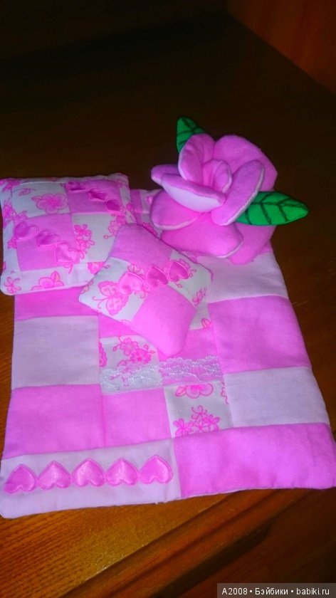 Миниатюра для кукол - Розовая нежность