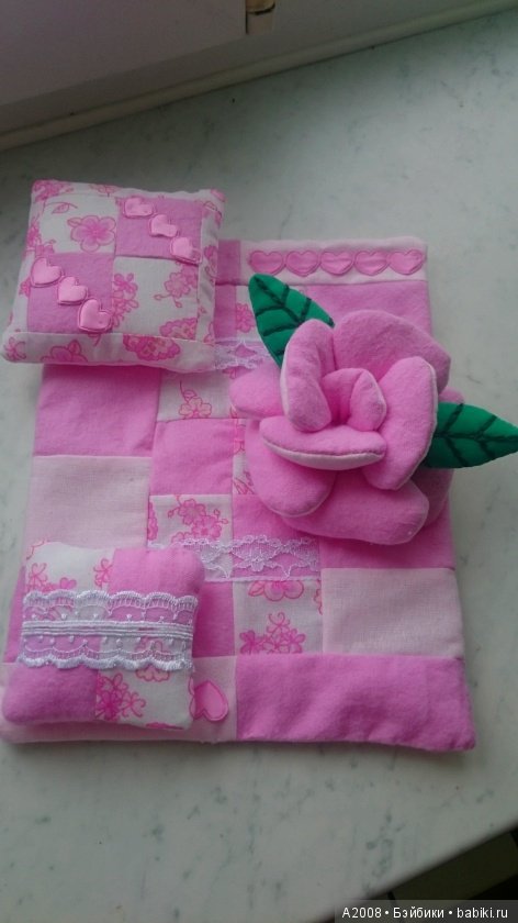 Миниатюра для кукол - Розовая нежность (фото 7)
