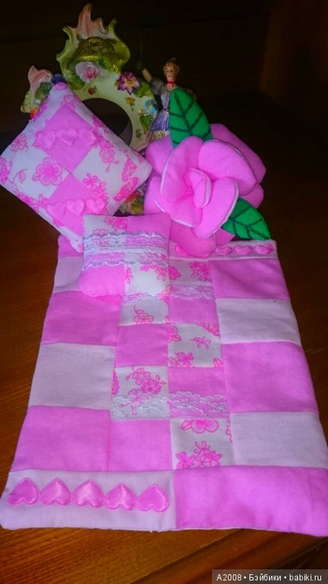 Миниатюра для кукол - Розовая нежность (фото 3)