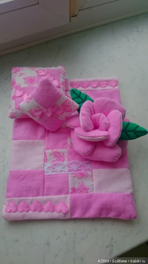 Миниатюра для кукол - Розовая нежность (фото 8)