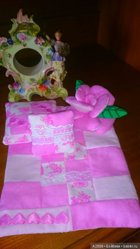 Миниатюра для кукол - Розовая нежность (фото 2)