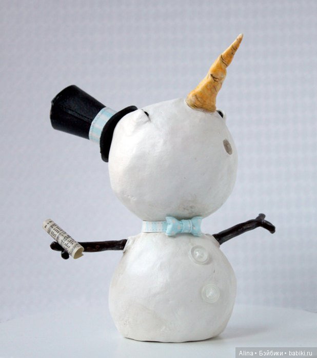 Милые зимние поделки Stacey Yacula из папье маше