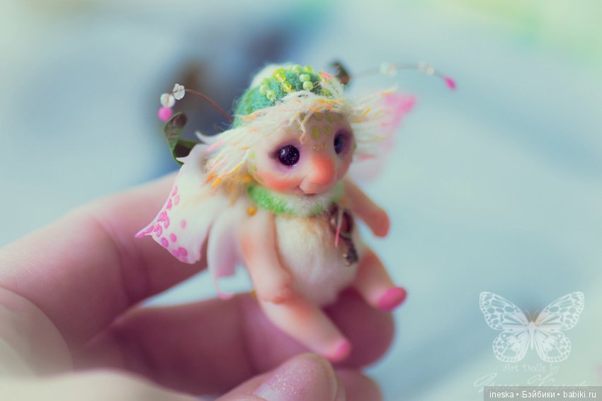 Крошечный фейрик Лоли — Лепка авторских игрушек и папье