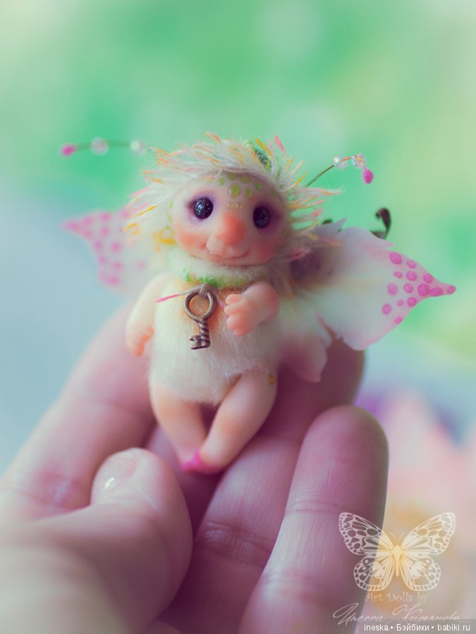 Крошечный фейрик Лоли — Лепка авторских игрушек и папье (фото 4)