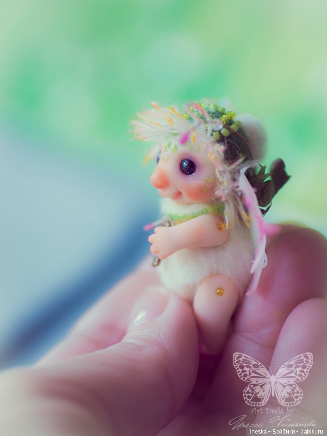 Крошечный фейрик Лоли — Лепка авторских игрушек и папье (фото 5)
