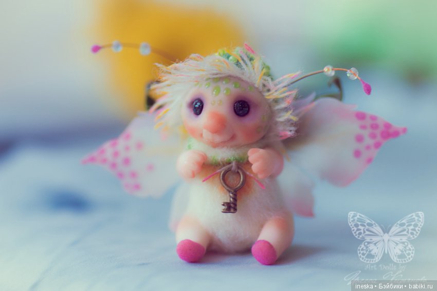Крошечный фейрик Лоли — Лепка авторских игрушек и папье (фото 9)