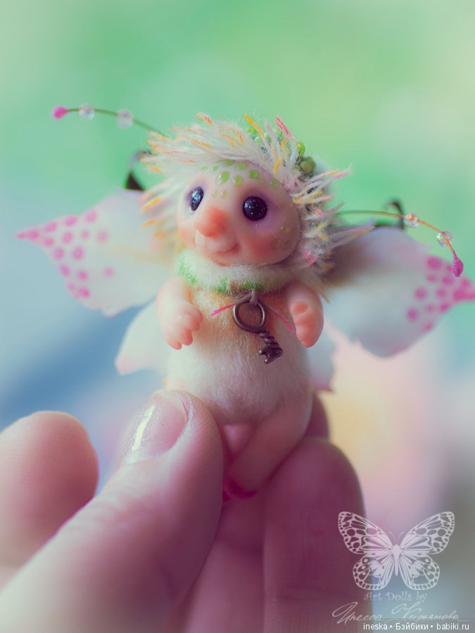 Крошечный фейрик Лоли — Лепка авторских игрушек и папье (фото 7)