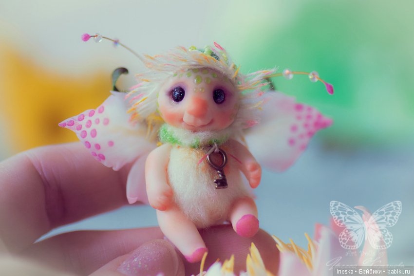 Крошечный фейрик Лоли — Лепка авторских игрушек и папье
