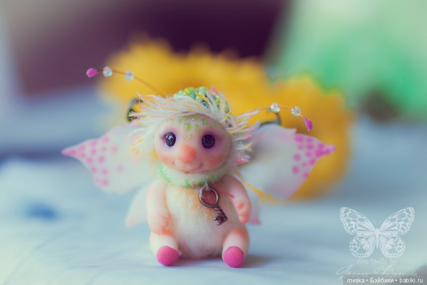 Крошечный фейрик Лоли — Лепка авторских игрушек и папье (фото 8)