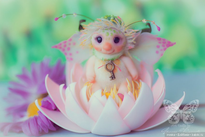 Крошечный фейрик Лоли — Лепка авторских игрушек и папье (фото 3)