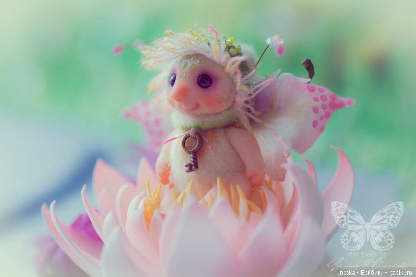 Крошечный фейрик Лоли — Лепка авторских игрушек и папье (фото 2)