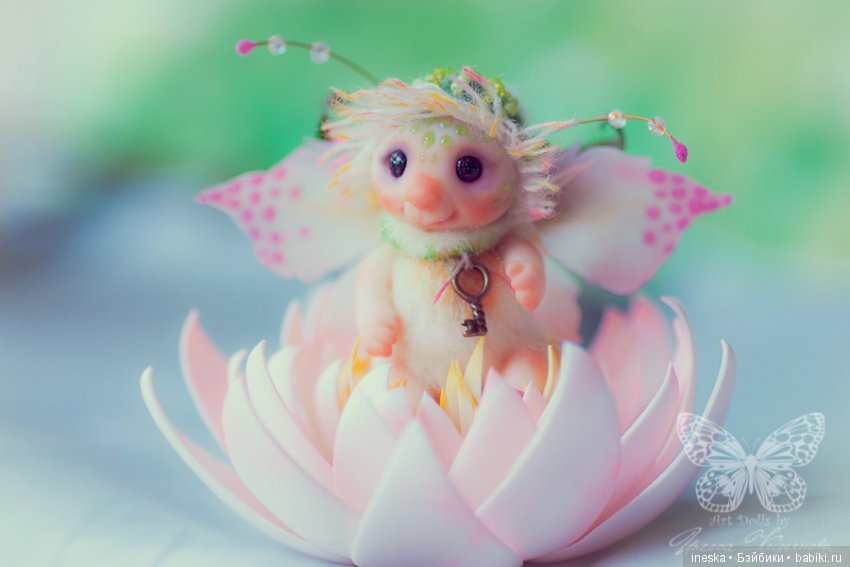 Крошечный фейрик Лоли — Лепка авторских игрушек и папье (фото 10)