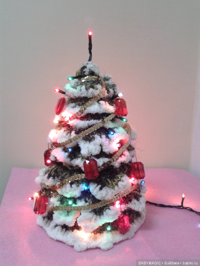 Новогодняя вязаная ёлочка