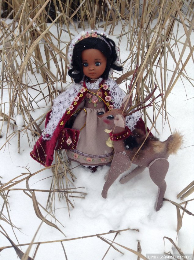 Почти Герда, небольшие переделки ООАК паолочки Норы