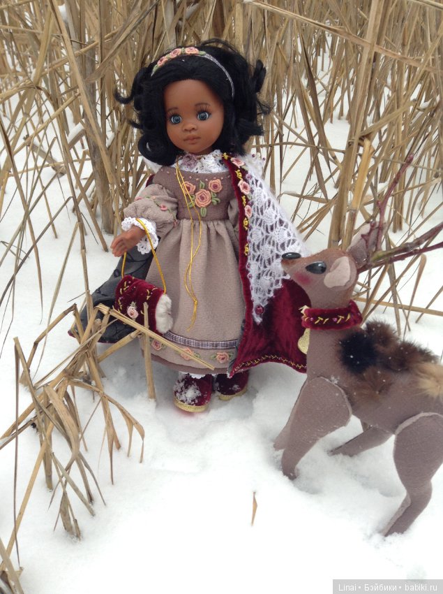 Почти Герда, небольшие переделки ООАК паолочки Норы