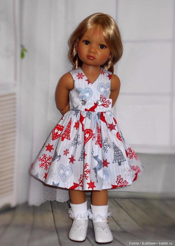 Новогоднее настроение в платьях. Демонстрируют куклы "Kidz'n'Cats" (фото 7)