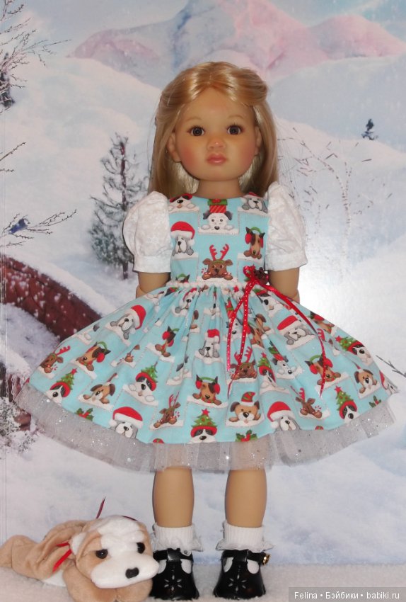Новогоднее настроение в платьях. Демонстрируют куклы "Kidz'n'Cats" (фото 2)
